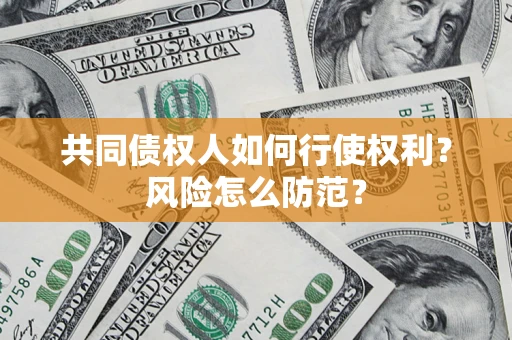 北京共同债权人如何行使权利？风险怎么防范？