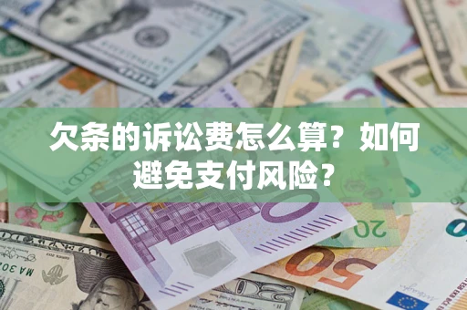 北京欠条的诉讼费怎么算？如何避免支付风险？